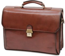 Cartable Gérard Henon New Master GH 5525 - Noir - Cuir