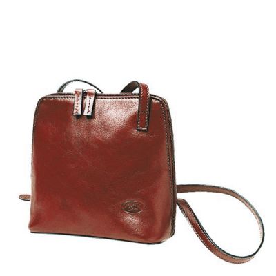 Besace/ Pochette portée travers Katana en cuir de Vachette collet K 1808