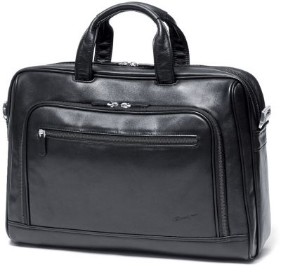 Porte-ordinateur Gérard Henon Gentleman en Cuir de Vachette lisse souple GH 2682