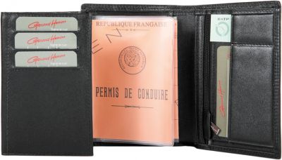 Porte-feuille Gérard Henon Cuir de Vachette souple lisse GH 33514