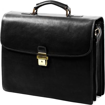 Cartable Arizona Gérard Henon Cuir de Vachette gras pleine fleur 3 soufflets GH 5228