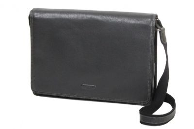 Besace Katana A4 à bandoulière en cuir de Vachette grainé K 69305
