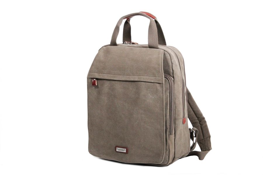 Sac a dos Katana en toile garnie Cuir de Vachette K6559 Lubysac vente en ligne de sacs Katana et Gerard Henon