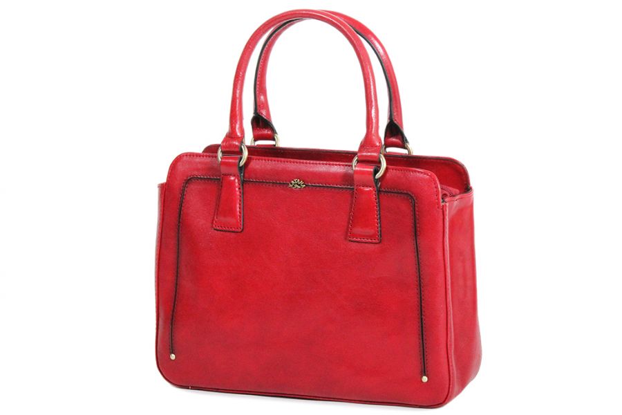 Sac à main Katana Cuir de Vachette collet végétal 66804 Lubysac