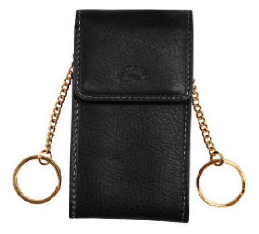 Porte-clés Katana K 153025 Cuir de Vachette gras - Noir