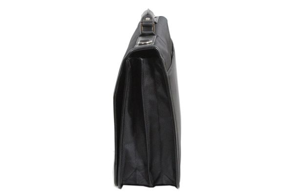 Cartable à rabat Katana Nylon Garni Cuir de Vachette K16040