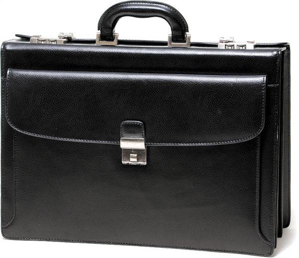 Cartable Gérard Henon Atout pilot-case 2052 - Noir