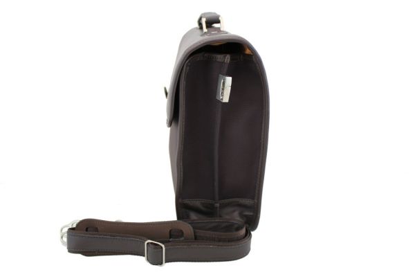 Cartable Gérard Henon New Styl' GH 2326 Nylon garni cuir de Vachette