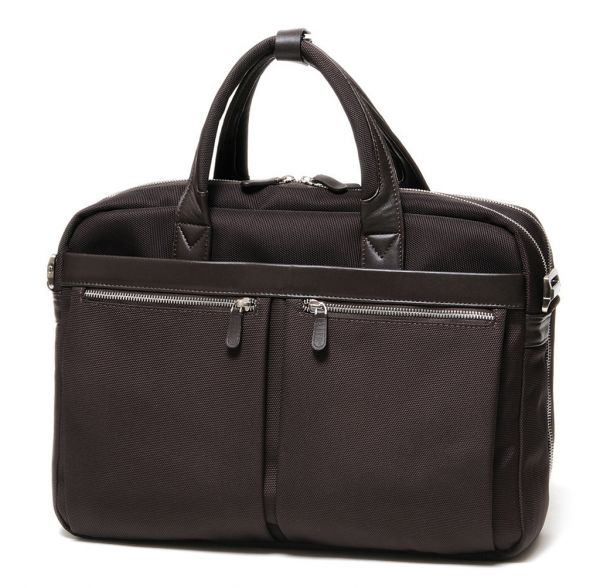 Sacoche / porte-ordinateur Gérard Henon New Styl' GH 2381 Nylon garni cuir de Vachette