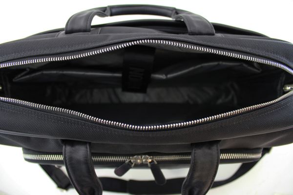 Sacoche / porte-ordinateur Gérard Henon New Styl' GH 2382 Nylon garni cuir de Vachette