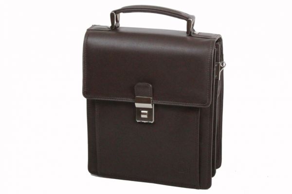 Sacoche Gérard Henon Soft line GH 2512 Cuir de Vachette lisse souple marron