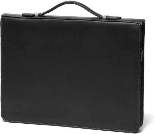 Conférencier Gérard Henon Softline GH 2545 Cuir de vachette lisse souple - Noir