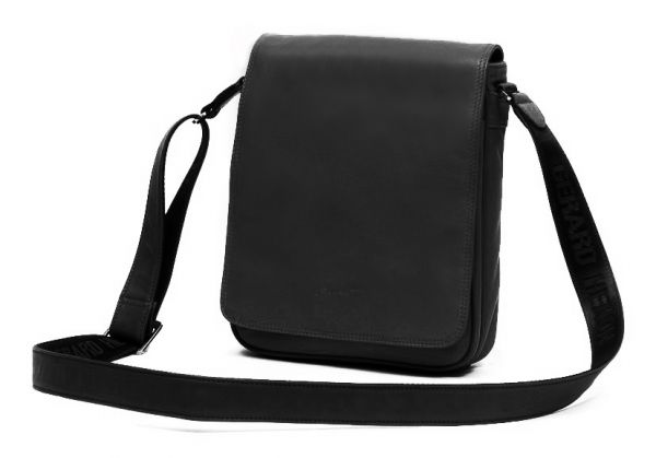 Pochette Gérard Henon Soft line GH 2550 Cuir de Vachette lisse souple - Noir