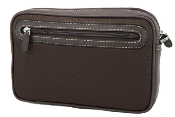 Pochette Gérard Henon Polo GH 2801 Nylon garni cuir de Vachette - Dos
