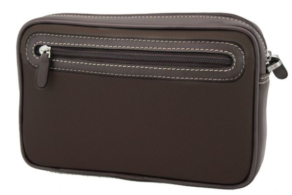 Pochette Gérard Henon Polo GH 2801 Nylon garni cuir de Vachette - Dos 