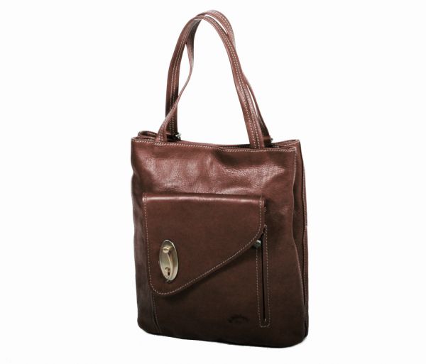 Sac à dos Katana K 322015 Cuir de Vachette gras - Chocolat