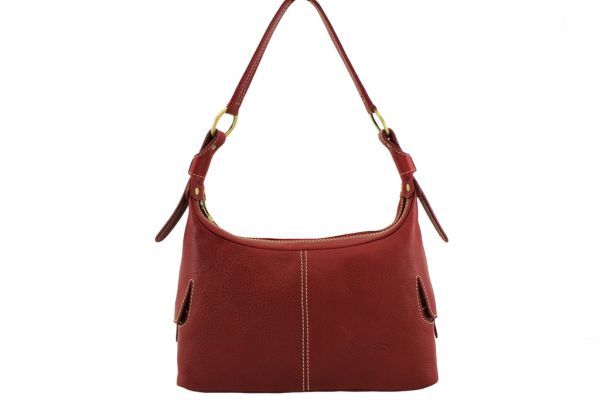Sac à main Katana K 32573 Cuir de Vachette gras - Rouge