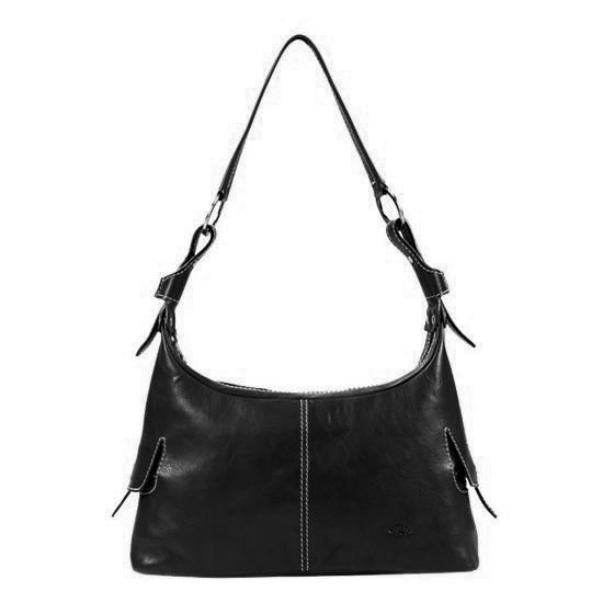 Sac à main Katana K 32573 Cuir de Vachette gras - Noir