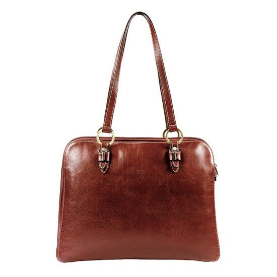 Sac shopping Katana K 32596 Cuir de Vachette gras - Marron