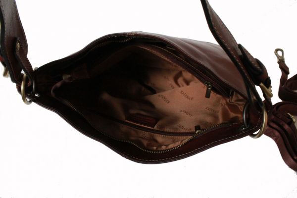 Sac à main Katana cuir de vachette gras K 32598 - Intérieur