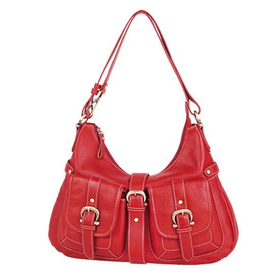 Sac à main Katana Cuir de vachette gras K 32904 - Rouge