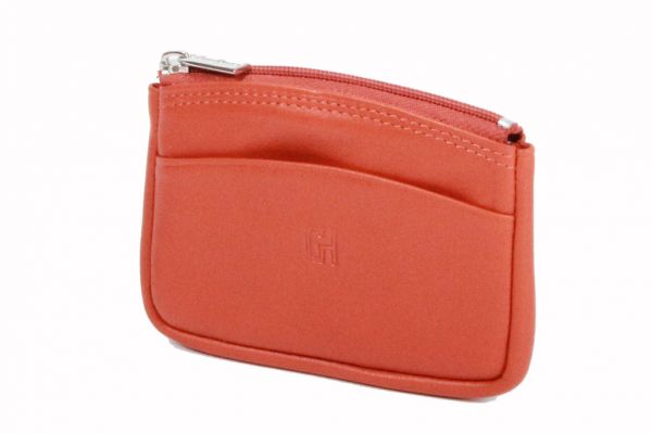 Porte-monnaie Softline Cuir de Vachette Lisse GH 33575 - Orange