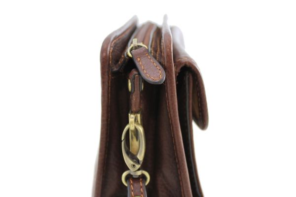 Pochette à glissière Katana K 36111 Cuir de Vachette gras côté
