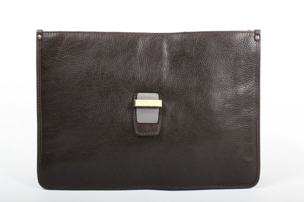 Cartable Katana 2 soufflets K 36822 Cuir de vachette gras