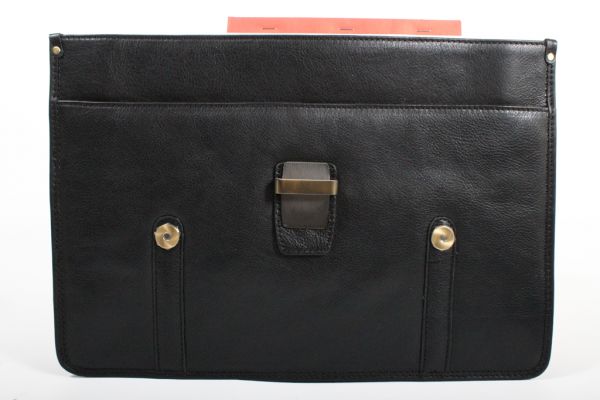 Cartable Katana 2 soufflets K 36842 Cuir de Vachette gras