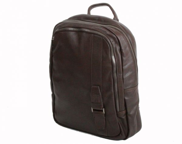 Pochette Gérard Henon Urban GH 2501 Cuir de Vachette lisse souple MARRON