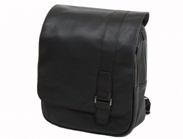 Sac à dos Urban Gérard Henon GH 4807 Cuir de Vachette souple - NOIR