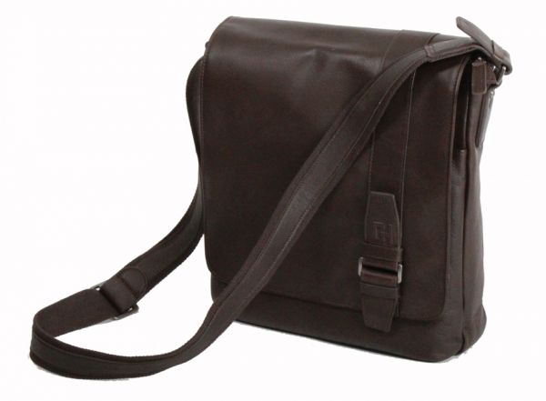 Besace Urban Gérard Henon GH 4855 Cuir de Vachette souple - MARRON