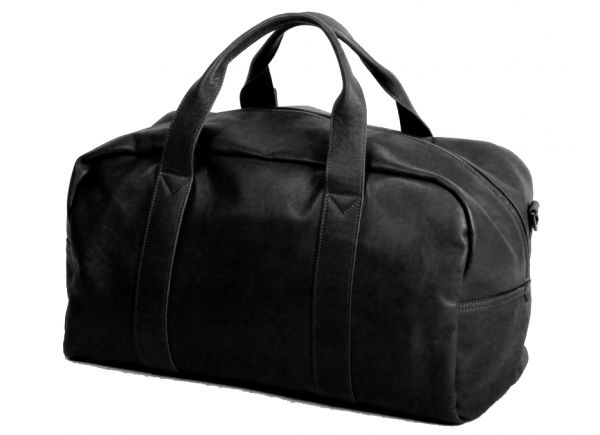 Sac Weekender Urban Gérard Henon GH 4889 Cuir de Vachette souple - NOIR 