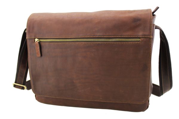Besace Arizona Gérard Henon GH 5273 Cuir de Vachette gras pleine fleur