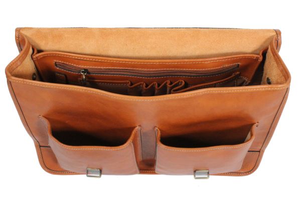 Cartable Gérard Henon Signature Cuir de Vachette gras GH5325