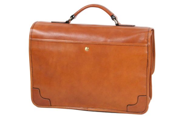 Cartable Gérard Henon Signature Cuir de Vachette gras GH5325