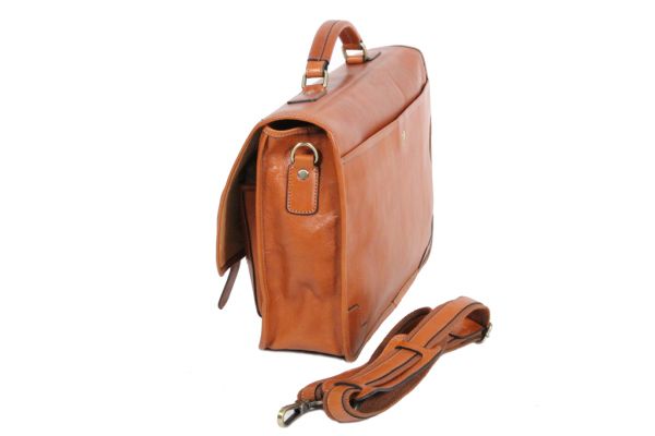 Cartable Gérard Henon Signature Cuir de Vachette gras GH5325