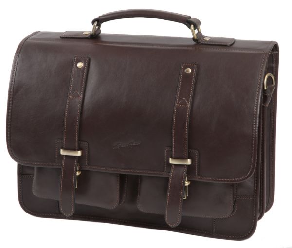 Cartable Gérard Henon Signature GH5326 Cuir de Vachette gras