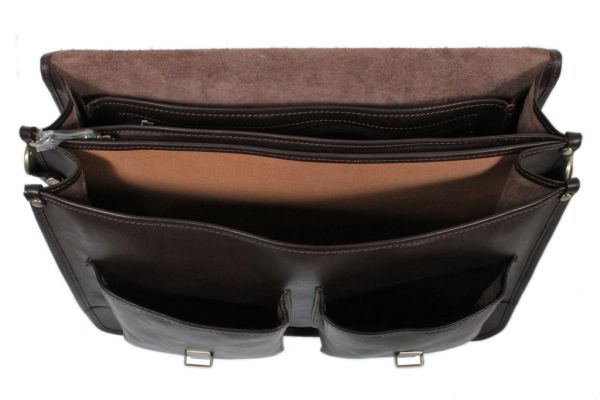 Cartable Gérard Henon Signature GH5326 Cuir de Vachette gras 