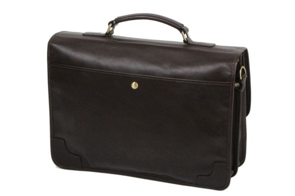 Cartable Gérard Henon Signature GH5326 Cuir de Vachette gras