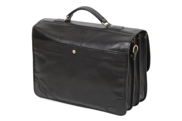 Cartable Gérard Henon Signature GH 5328 Cuir de Vachette gras