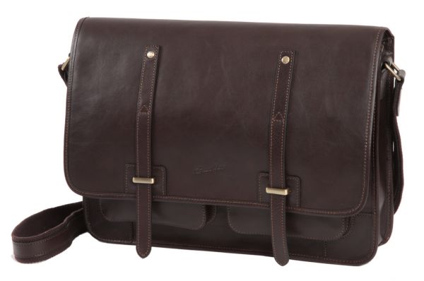 Besace Gérard Henon Signature GH 5352 Cuir de Vachette gras