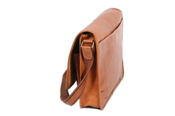 Besace Gérard Henon Signature GH 5352 Cuir de Vachette gras