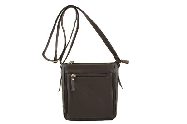 Pochette Katana K 66910 Cuir de Vachette lisse - Marron