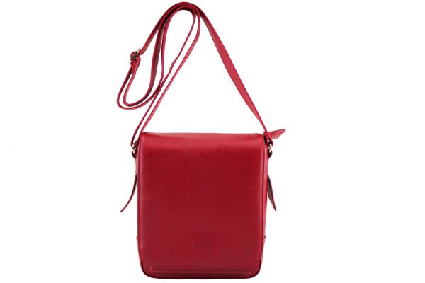 Pochette Katana K 66911 Cuir de Vachette lisse - Rouge 