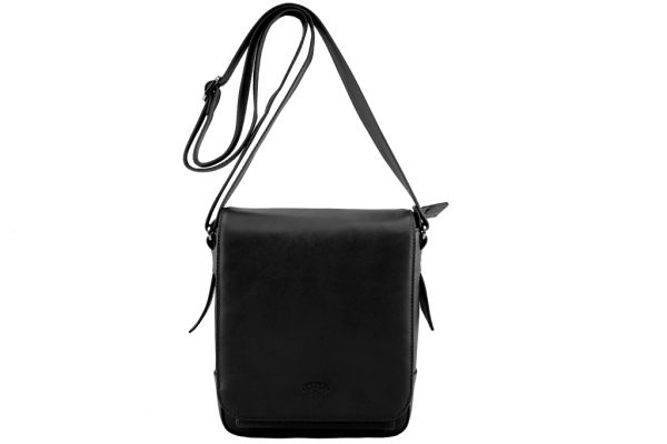 Pochette Katana K 66911 Cuir de Vachette lisse - Noir 