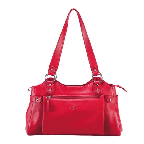 Sac à main Katana K 66916 Cuir de vachette lisse - Rouge