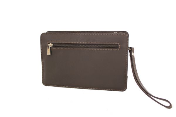 Pochette à glissière K 69111 Cuir de Vachette grainé