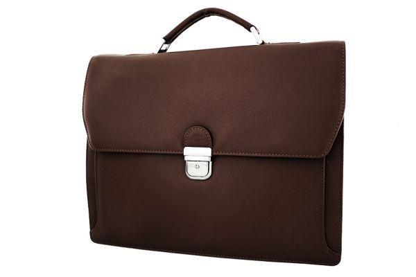 Cartable Cuir de Vachette K 69127 - Marron