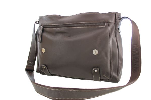Besace Katana à bandoulière K 69222 Cuir de Vachette grainé